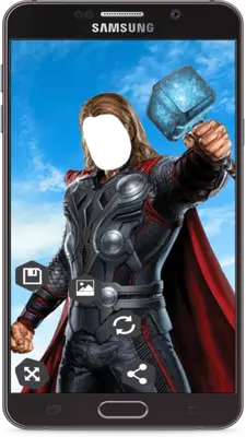 Superhero Photo Suits Editor android App screenshot 1