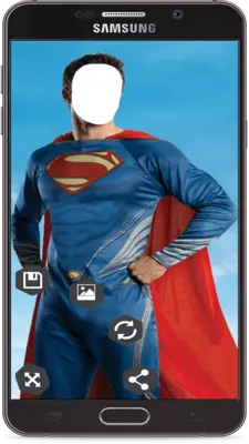 Superhero Photo Suits Editor android App screenshot 2